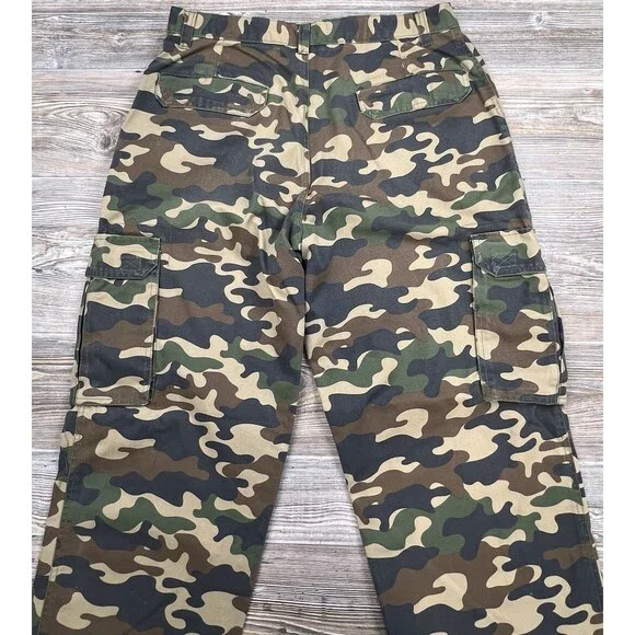 Noiz Camo Cargo Pants Men's 36/31.5 Tactical Streetwear Utility - Picture 7 of 16